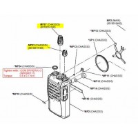 Icom F3001 F4001 Replacement Knobs (Pack of 10)