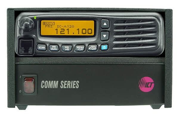 Icom IC-A120 Emisora base o móvil banda aérea incluye micrófono