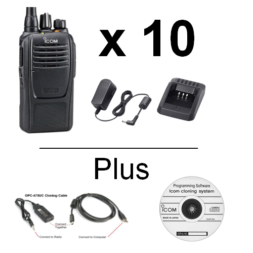 Icom F1100d F2100d Multi Pack Quality Two Way Radios