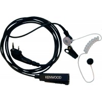 Kenwood KHS-8BL 2-Wire Palm Microphone with Earphone (KA)