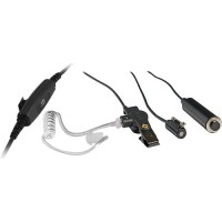 OTTO V1-10882 3-Wire Mini Lapel Surveillance Kit | Harris (ER)